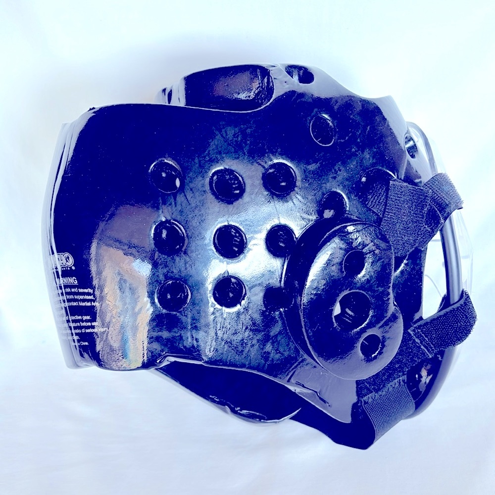 MACHO Gently Worn Combo Of Dyna Head & Face Shield Black